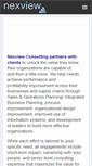 Mobile Screenshot of nexviewconsulting.com
